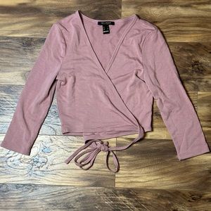 SIRENS crop wrap top